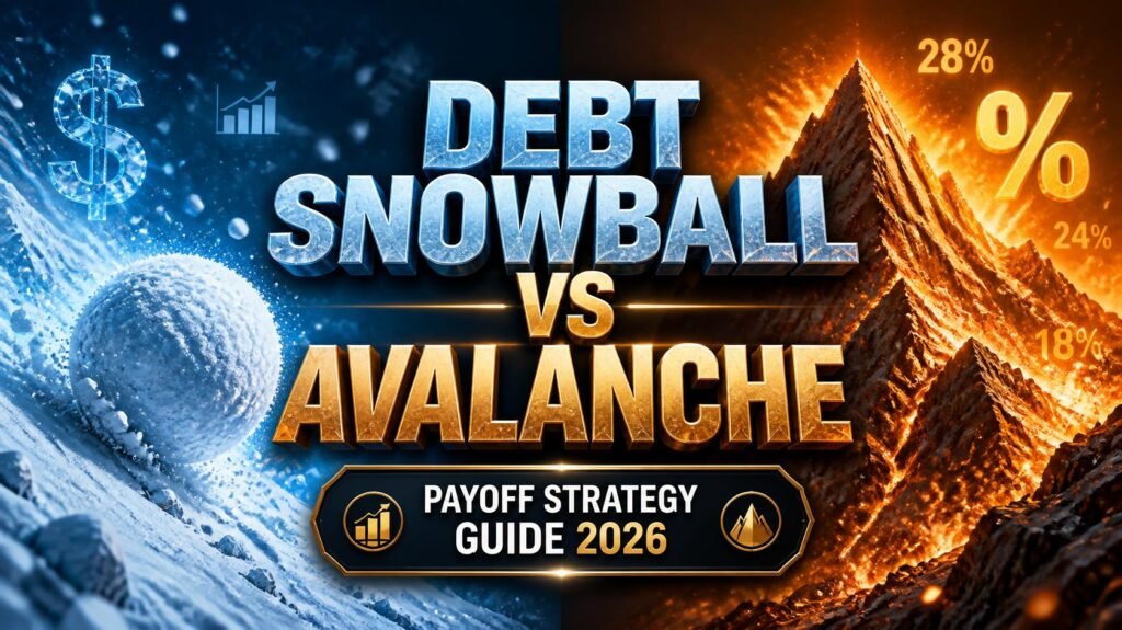 Debt Snowball vs Debt Avalanche payoff methods comparison and interest savings guide