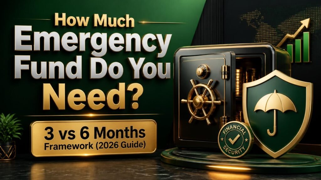 How much emergency fund do you need 3 vs 6 months savings guide